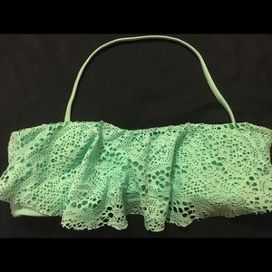 Mint Green Bandeau Swim Top